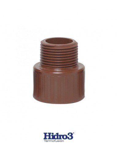 TUBO MACHO 1/2 ROSCA PLASTICA  H3 HIDRO 3